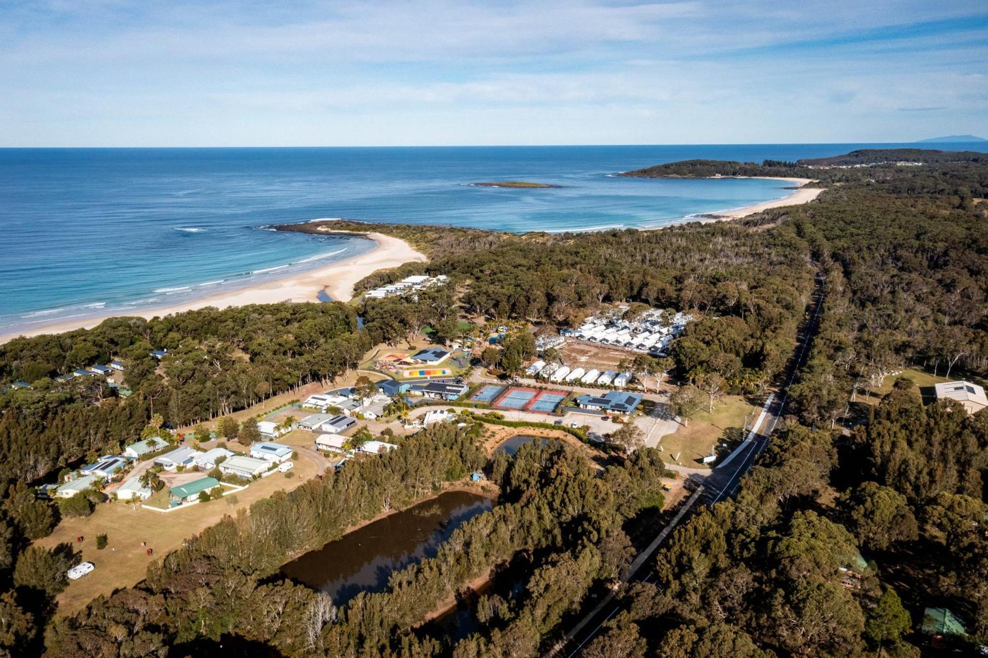 Big4 Tasman Holiday Parks - Racecourse Beach Bawley Point ภายนอก รูปภาพ