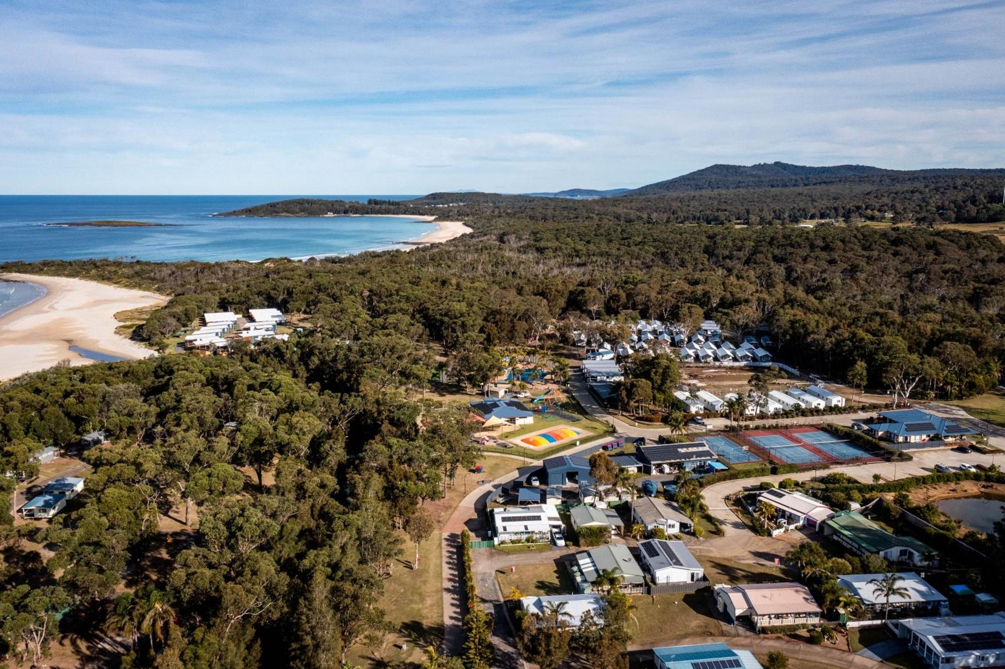Big4 Tasman Holiday Parks - Racecourse Beach Bawley Point ภายนอก รูปภาพ